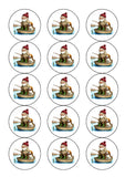 Fishing 11 Edible Icing Cake Topper or Ribbon