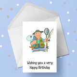 Fishing 02 Edible Icing Cake Topper or Ribbon
