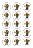 Fishing 05 Edible Icing Cake Topper or Ribbon