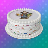 Fishing 05 Edible Icing Cake Topper or Ribbon