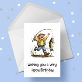 Fishing 06 Birthday Card