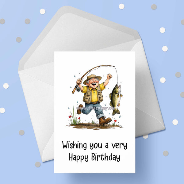 Fishing 06 Birthday Card