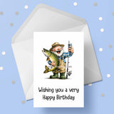 Fishing 07 Birthday Card