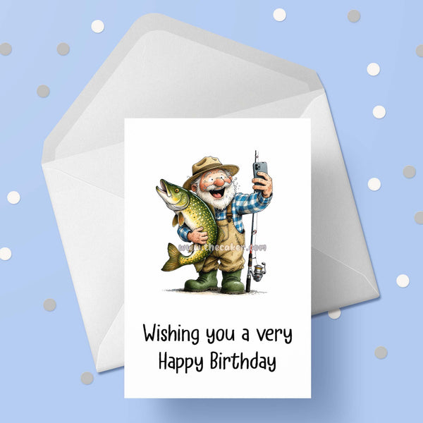 Fishing 07 Birthday Card