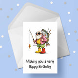Fishing 08 Birthday Card