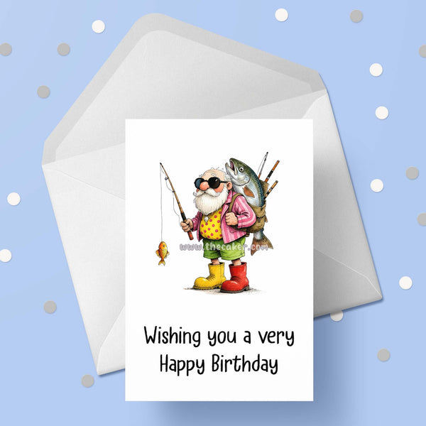 Fishing 08 Birthday Card
