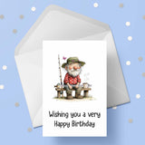 Fishing 09 Birthday Card