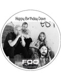Foo Fighters 01 Edible Icing Cake Topper or Ribbon