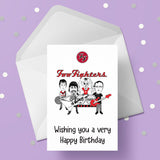 Foo Fighters 02 Edible Icing Cake Topper or Ribbon