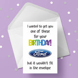 Funny Ford Birthday Card