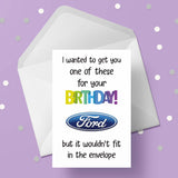 Ford Funny Birthday Card