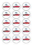 Ford Mustang Edible Icing Cake Topper or Ribbon