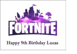 Fortnite Logo Edible Icing Cake Topper