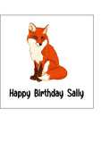 Fox 03 Edible Icing Cake Topper or Ribbon