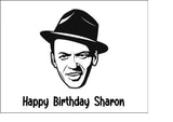 Frank Sinatra 03 Edible Icing Cake Topper