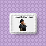 Frank Sinatra 02 Edible Icing Cake Topper or Ribbon