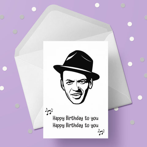 Frank Sinatra 03 Birthday Card