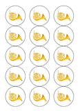 French Horn Edible Icing Cake Topper