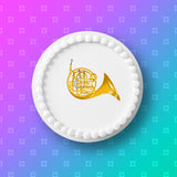 French Horn Edible Icing Cake Topper