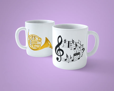 French Horn Mug