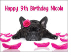 French Bulldog 01 Edible Icing Cake or Ribbon