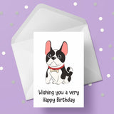 French Bulldog 03 Edible Icing Cake Topper or Ribbon