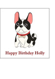 French Bulldog 03 Edible Icing Cake Topper or Ribbon