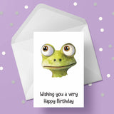 Frog Birthday Card