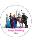 Frozen 01 Edible Icing Cake Topper