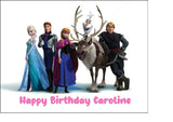 Frozen 01 Edible Icing Cake Topper