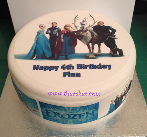 Frozen 01 Edible Icing Cake Topper