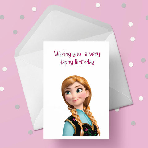 Frozen 02 Birthday Card