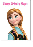 Frozen 02 Edible Icing Cake Topper