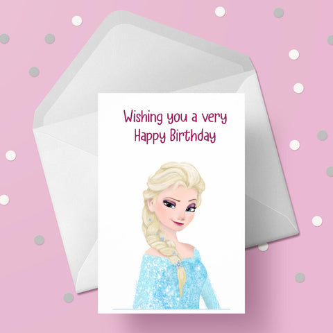 Frozen 03 Birthday Card
