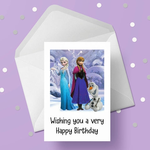 Frozen 04 Birthday Card