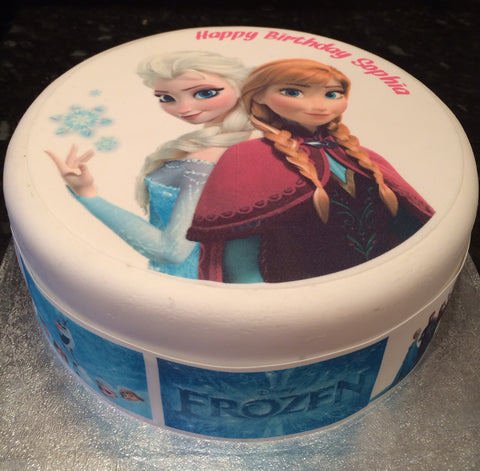 Frozen 05 Edible Icing Cake Topper