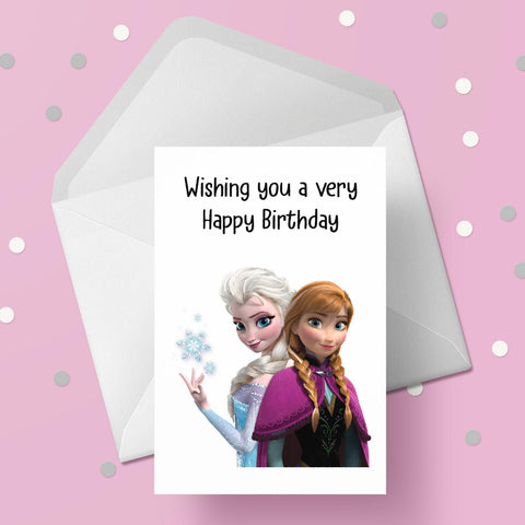 Frozen 05 Birthday Card
