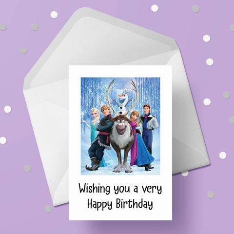 Frozen 06 Birthday Card