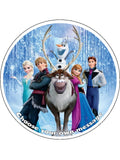 Frozen 06 Edible Icing Cake Topper