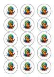 Funny Cute Bird 01 Edible Icing Cake Topper or Ribbon