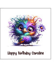 Funny Cute Bird 02 Edible Icing Cake Topper or Ribbon