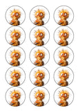 Funny Cute Bird 04 Edible Icing Cake Topper or Ribbon