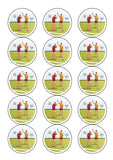 Funny Football Edible Icing Cake Topper - Referee Birthday/Red Card
