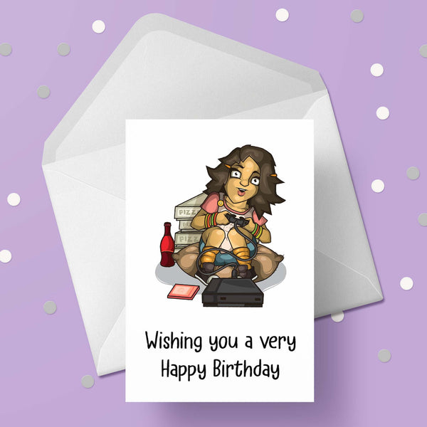 Gamer 03 Birthday  Card