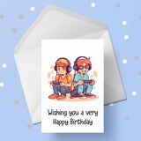 Gamer 05 Birthday  Card