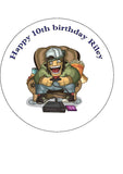 Gamer 01 Edible Icing Cake Topper