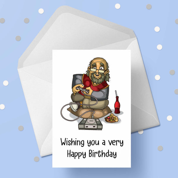Gamer 02 Birthday  Card