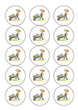 Gardening Edible Icing Cake Topper 02 - Male Gardener