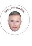 Gary Barlow 02 Edible Icing Cake Topper or Ribbon