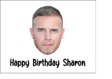 Gary Barlow 02 Edible Icing Cake Topper or Ribbon